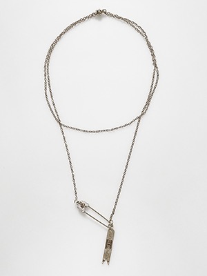 Twoway Safetypin Marget Necklace