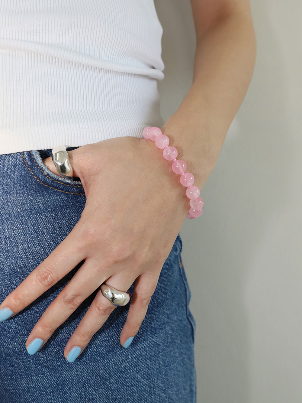 Pink Lemonade Knot Bracelet