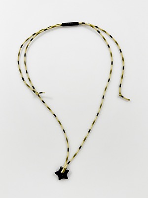 Black Star Mix String Necklace