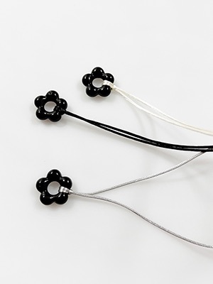 Mono Flower String Necklace / 3color