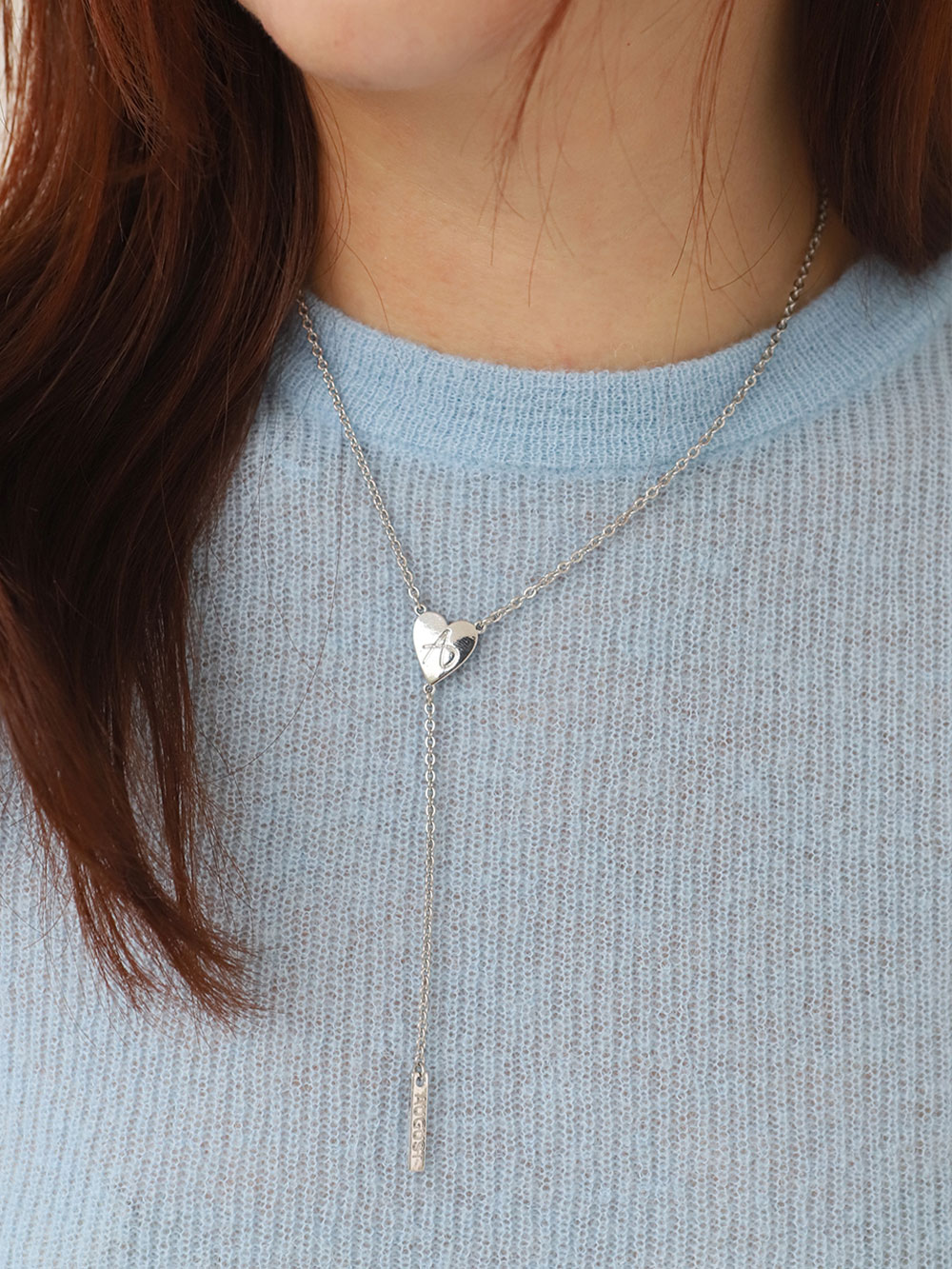 Heart Y-Drop Necklace