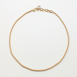 [CAPSULE] Box chain Necklace [gold]