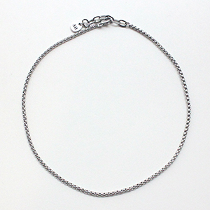 [CAPSULE] Box chain Necklace [silver]
