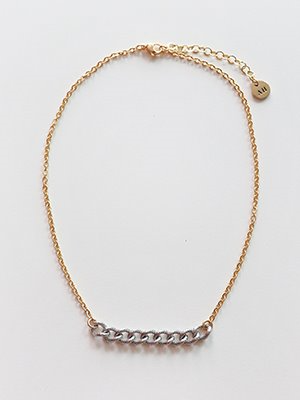 Sand Point Necklace Gold