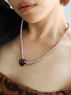 Powder pink pearl Necklace